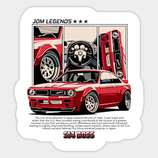 Silvia S14 Boss Sticker